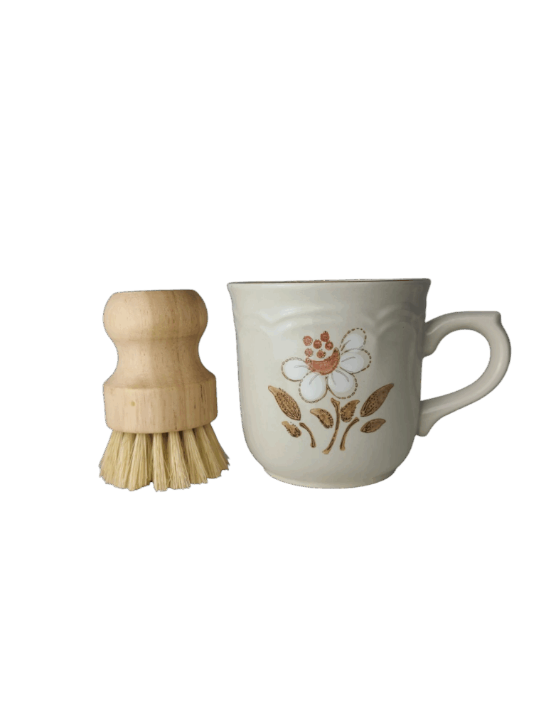 Lovely Lemon Dish Soap Organic Solid No Waste Mug Set 4oz.